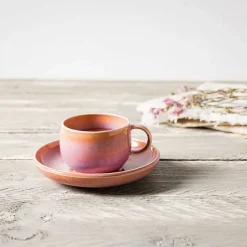 Villeroy & Boch Perlemor espresso saucer Ø12 cm, Coral Multi New