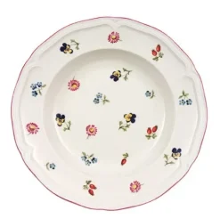 Villeroy & Boch Petite Fleur deep plate, 23 cm YellowPurpleRedWhite New