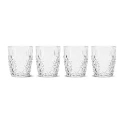Sagaform Picknick Juni water glass 28 cl 4-pack, Clear Transparent Best
