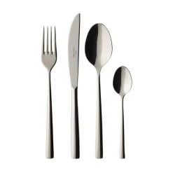 Villeroy & Boch Piemont cutlery 4 pieces, stainless steel Silver-coloured Discount