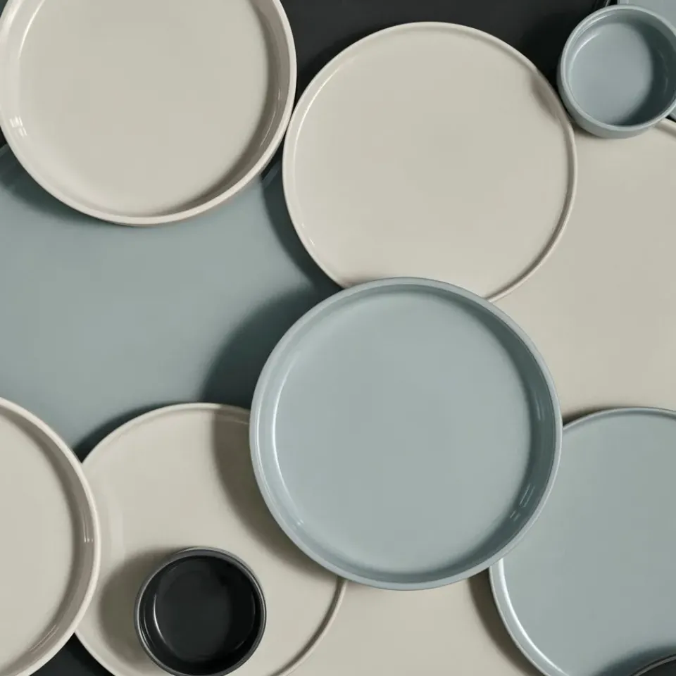 Blomus Pilar deep plate Ø20 cm, Moonbeam Beige Outlet