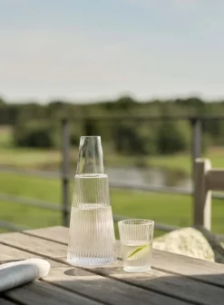 Stelton Pilastro carafe with drinking glass, Clear Transparent Best