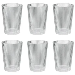 Stelton Pilastro drinking glasses 6-pack, 24 cl Transparent Outlet