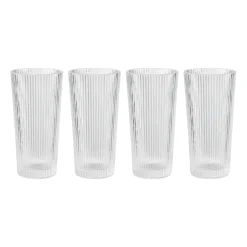 Stelton Pilastro long drink glass 30 cl 4-pack, Clear Transparent Clearance