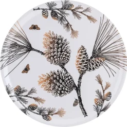 Åry Home Pine Cone tray Ø 38 cm, Cotton White