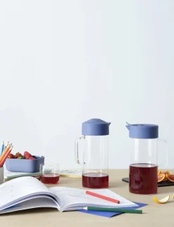 RIG-TIG PIP servering jug 1.4 L, Dark blue BlueTransparent