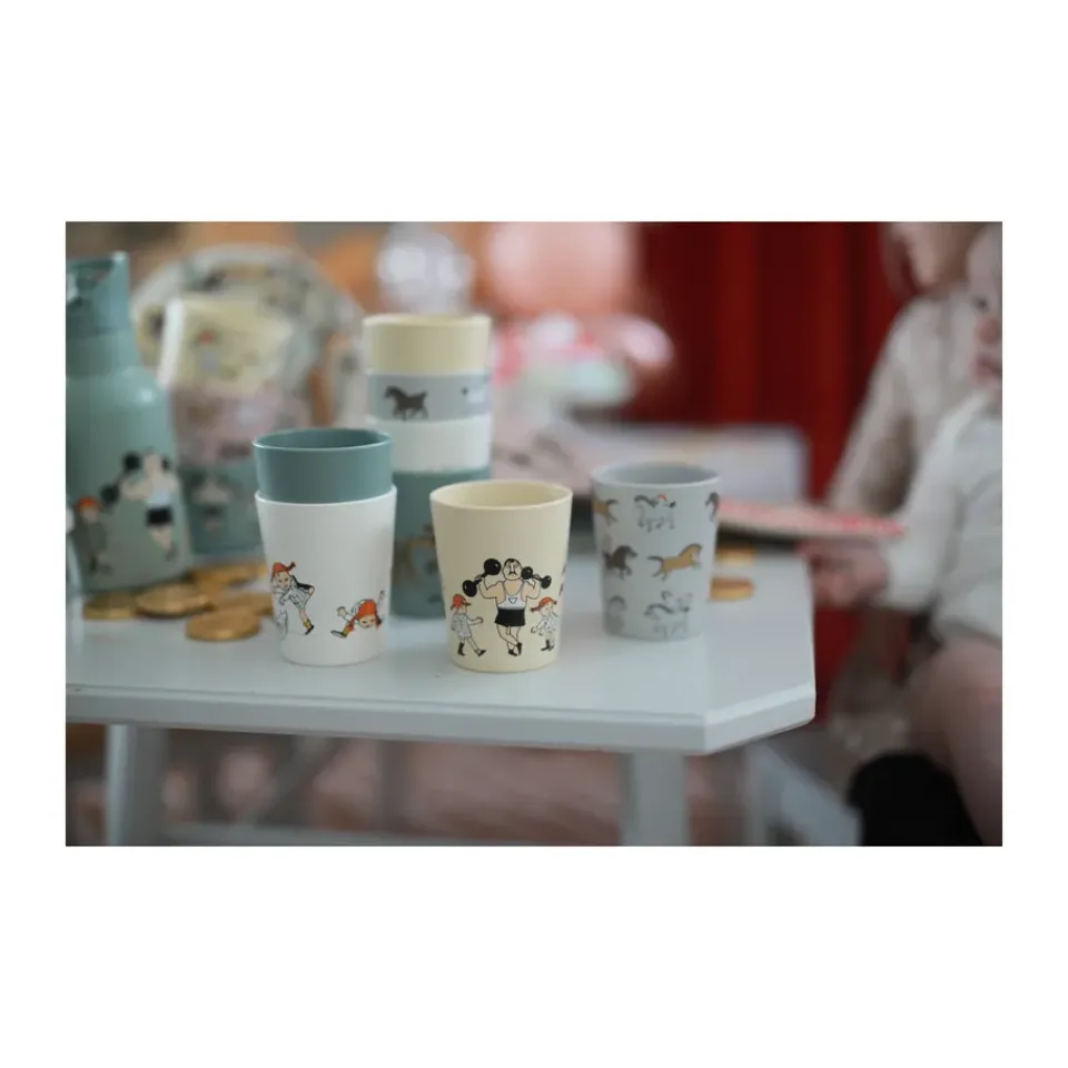 Rätt Start Pippi Cirkus collector's cups 15 cl 4-pack, Multi Outlet