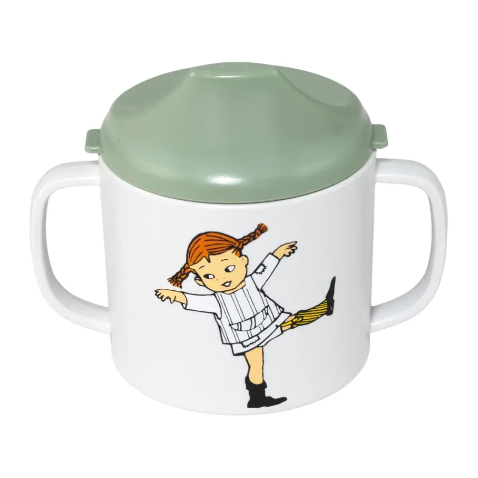 Rätt Start Pippi Cirkus sippy cup 20 cl, Green Multi Discount