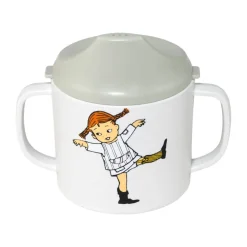 Rätt Start Pippi Cirkus sippy cup 20 cl, beige Multi Outlet