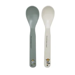 Rätt Start Pippi Cirkus spoon 2-pack, Green-white GreenWhite Sale