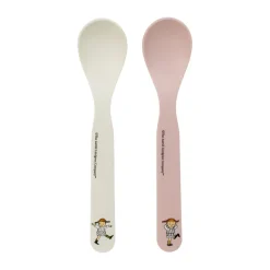 Rätt Start Pippi Cirkus spoon 2-pack, Pink-white WhitePink Online