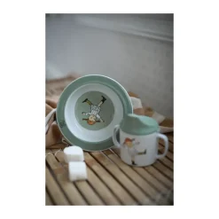Rätt Start Pippi Cirkus suction cup plate Ø15.5 cm, Green Multi Outlet