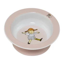 Rätt Start Pippi Cirkus suction cup plate Ø15.5 cm, Pink Multi Sale