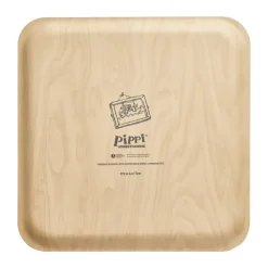 Muurla Pippi tray 33x33 cm, Pancakes White Clearance