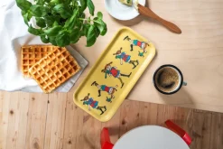 Muurla Pippi tray 13x27 cm, Pippi Longstocking Yellow