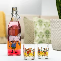 Muurla Pippi water glass 2 dl, Multi Hot