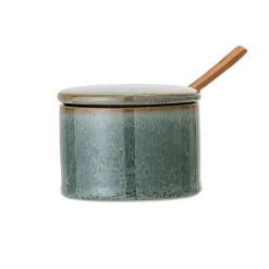 Bloomingville Pixie jar with lid and spoon, Green New
