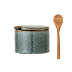 Bloomingville Pixie jar with lid and spoon, Green New
