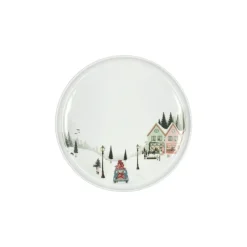 Pillivuyt Plate flat straight edge Winter 20 cm, White Sale