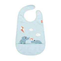 Done by deer Playground bib with velcro, Blue Sale