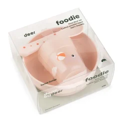 Done by deer Playground foodie first meal serving set 3 pieces, Powder Beige Sale