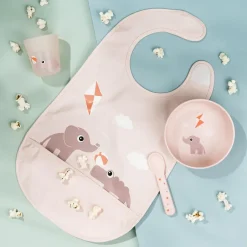 Done by deer Playground foodie first meal serving set 3 pieces, Powder Beige Sale