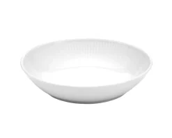Pillivuyt Pleated Salad/pasta plate 23 cm, White Hot