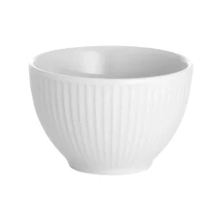 Pillivuyt Plissé sugar bowl, White New