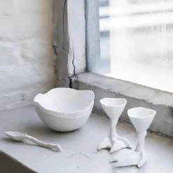 Serax Poaking Duck Foot egg cup, White Outlet