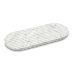 Northern Podium tray 40 cm, Mixed marble White Clearance