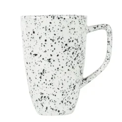 Olsson & Jensen Poppi mug, white-black BlackWhite Hot