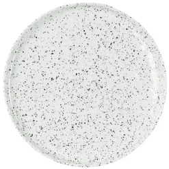 Olsson & Jensen Poppi side plate 21 cm, white-black BlackWhite Clearance