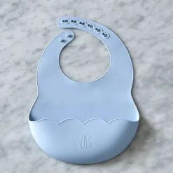 Jack o Juno Poppy bib, Pale Blue Hot
