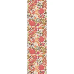 Ekelund Linneväveri Äppelbär table runner 35x140 cm, multi Red Clearance