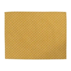Almedahls Prickruta placemat 34x45 cm 2-pack, Ochre Yellow Discount