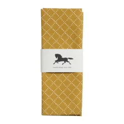 Almedahls Prickruta placemat 34x45 cm 2-pack, Ochre Yellow Discount