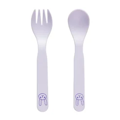 OYOY Pullo children's cutlery set, Lavender Purple Hot
