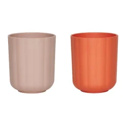 OYOY Pullo cup 2-pack, Rose-apricot PinkOrange