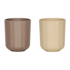 OYOY Pullo cup 2-pack, Taupe-vanilla BrownBeige Sale