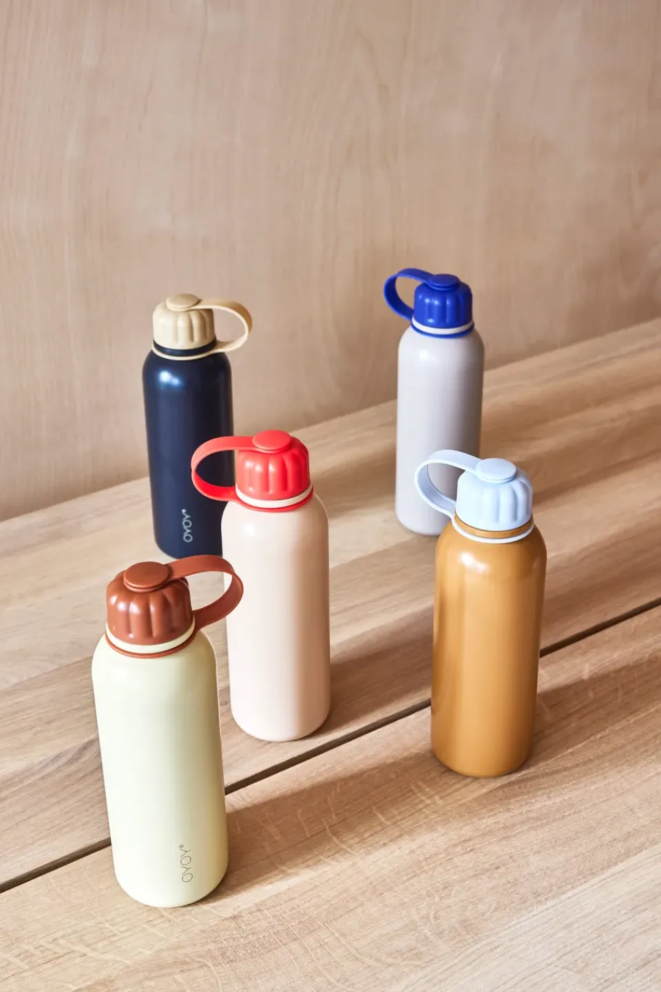OYOY Pullo water bottle 52 cl, Coral-Cherry Red BeigeRed Sale