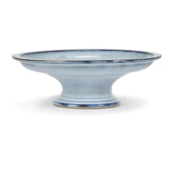 Serax Pure cake plate glazed L 23.5 cm, Blue Hot