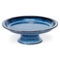 Serax Pure cake plate glazed L 23.5 cm, Dark Blue Discount
