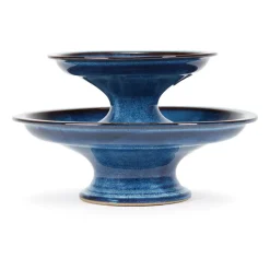 Serax Pure cake plate glazed L 23.5 cm, Dark Blue Discount