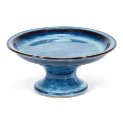 Serax Pure cake plate glazed S 16.5 cm, Dark Blue