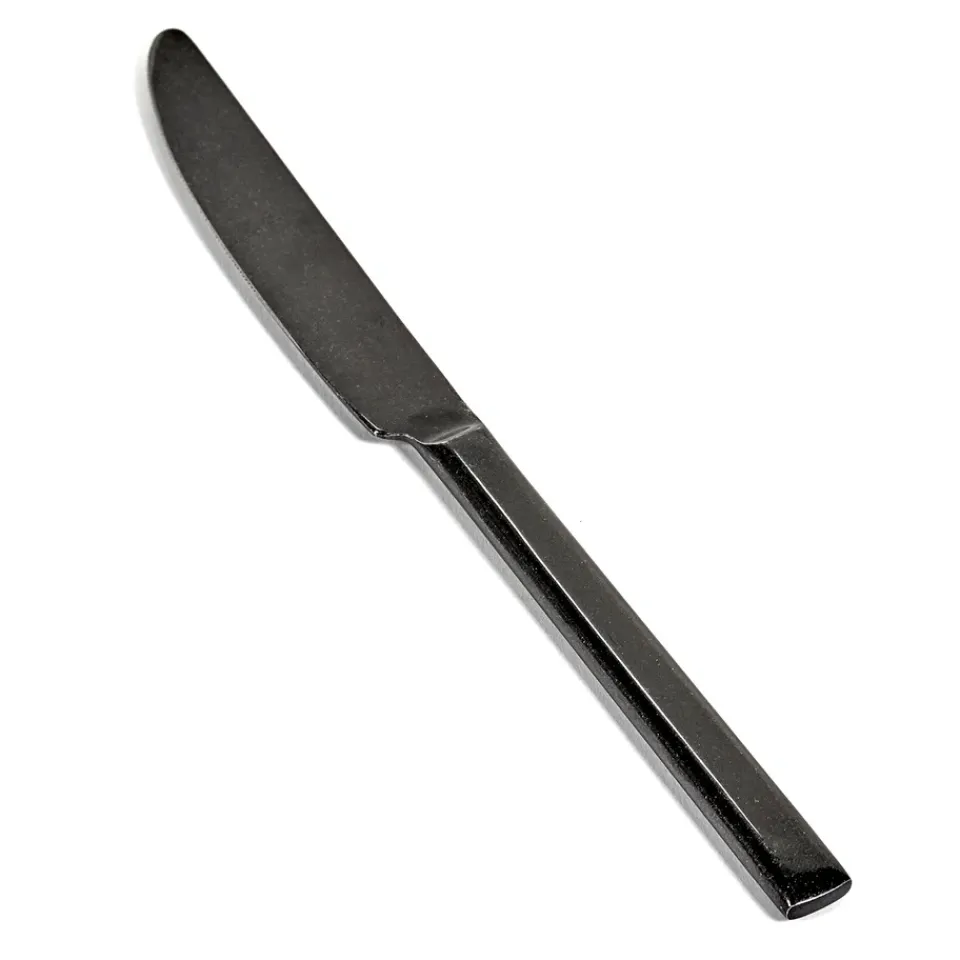 Serax Pure dinner knife, Black Discount