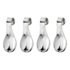 Robert Welch Radford Amuse Bouche spoon 4-pack, Stainless steel Silver-coloured Outlet