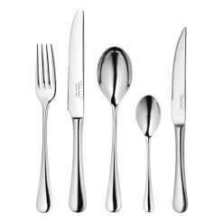 Robert Welch Radford cutlery mirror, 24 pieces + 6 grill knives Silver-coloured Online