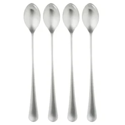 Robert Welch Radford latté spoon matte 4 pieces, Stainless steel Silver-coloured Best