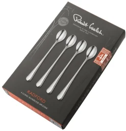 Robert Welch Radford latté spoon matte 4 pieces, Stainless steel Silver-coloured Best
