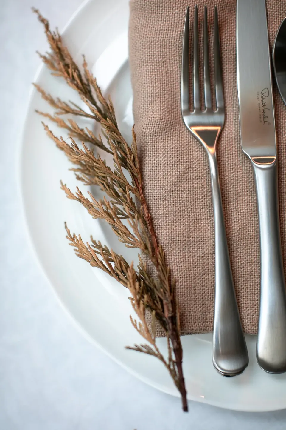 Robert Welch Radford side fork matte, Stainless steel Silver-coloured New